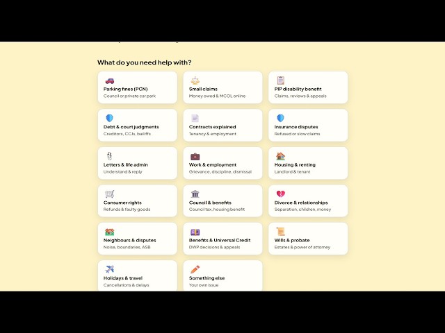 Pocket Lawyer helps with general UK legal information — not legal advice from a solicitor.