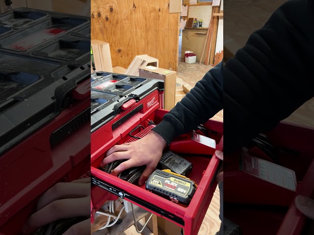 What fits in the Milwaukee three-drawer Packout?