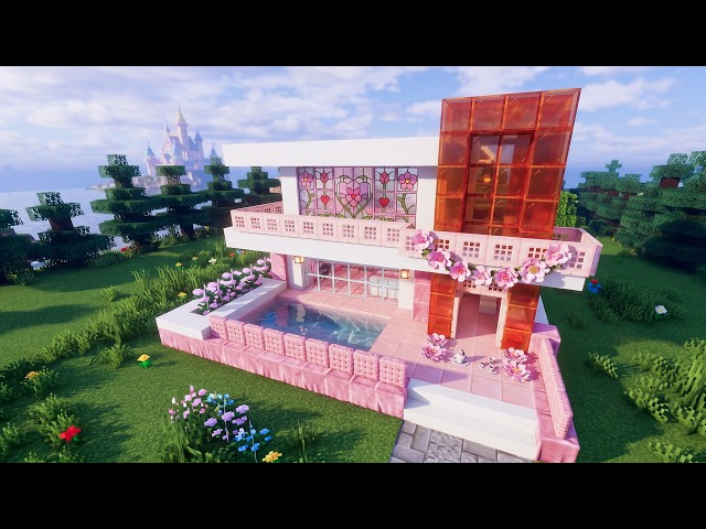 Minecraft Tutorial :: How to Build a Cozy Pale Cabin
