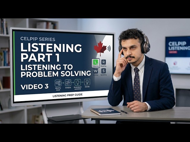 CELPIP Listening Part 1: Problem Solving Explained | Tips & Strategies