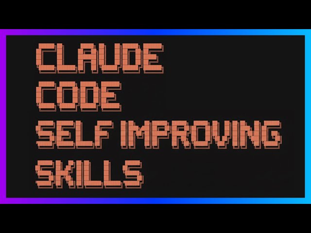 Self-Improving Skills in Claude Code