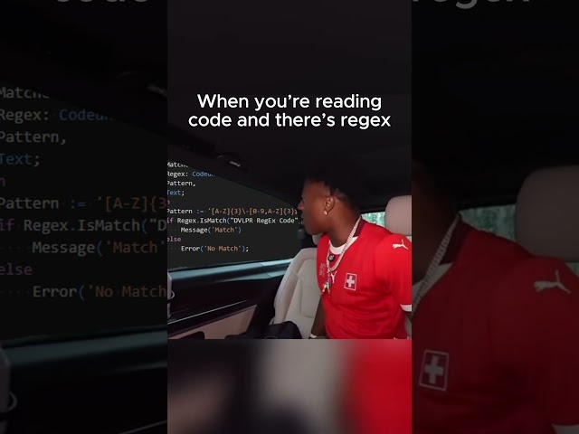 Mom pick me up I'm scared! #regex #coding #programmingmemes