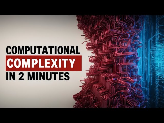 Computational Complexity in 2 Minutes