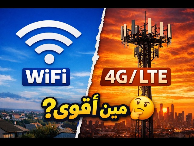 الإنترنت اللاسلكي الواسع: الفرق بين WiFi و 4G و LTE ببساطة!