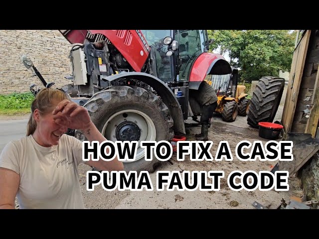 Fixing a case puma fault code error