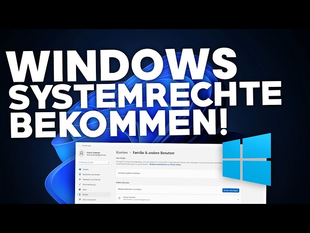[2024] Windows: RECHTE/SYSTEMRECHTE BEKOMMEN! | Tutorial | Deutsch | 2022
