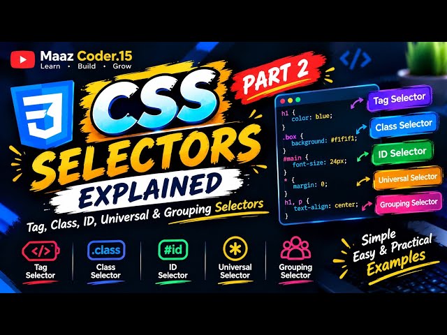 CSS SELECTORS EXPLAINED [CLASS:26]