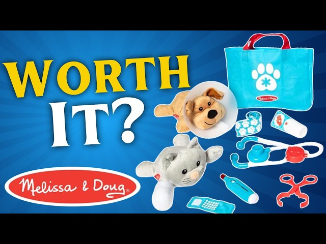 WHAT'S INSIDE the Melissa & Doug Examine and Treat Pet Vet Play Set? | Unboxing and Review!