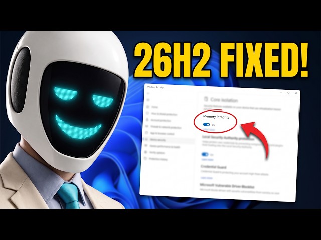 Don't Install Windows 26H2 Until You See This (+15% FPS)