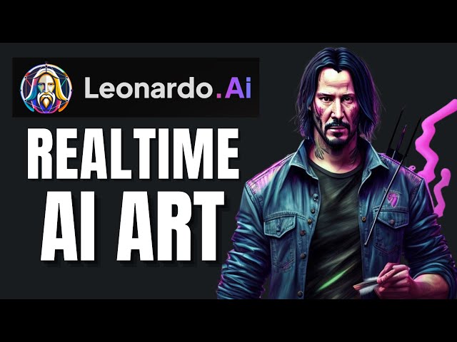 How To Make AI Art REALTIME Gen On Leonardo AI