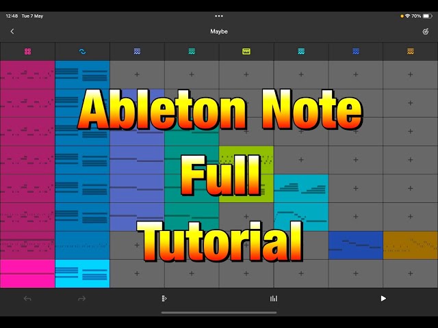 Ableton Note - Getting Started - Everything You Need To Know - Full Tutorial for the iPad
