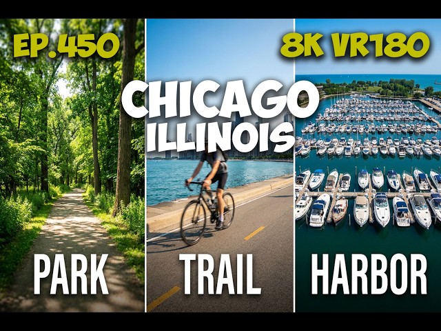 Ep.450 Chicago’s Lakefront Oasis: Rulland Grove and the Hidden Grid of DuSable Harbor 8K VR180 3D