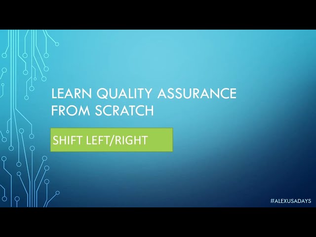 Manual QA: Testing for Beginners - Shift Left and Shift Right - Part 8
