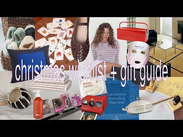 Christmas Wishlist + gift guide 2025