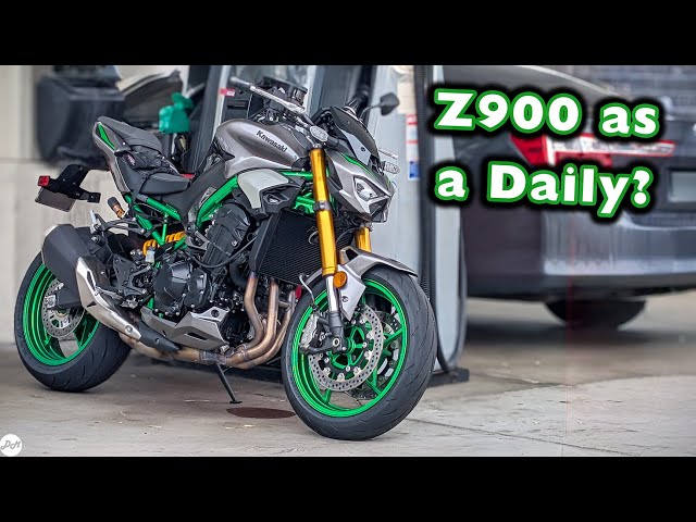 Inline-4 Commuter Bike? – 2025 Kawasaki Z900 | DM Commuter MPG Test