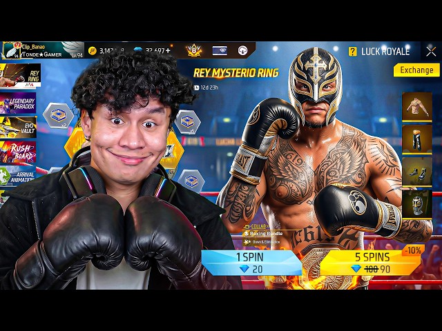 Real Rey Mysterio in Free Fire ๐ฑ Tonde Gamer