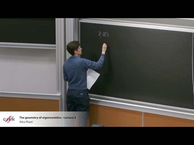 Alice Pozzi: The geometry of eigenvarieties - Lecture 3