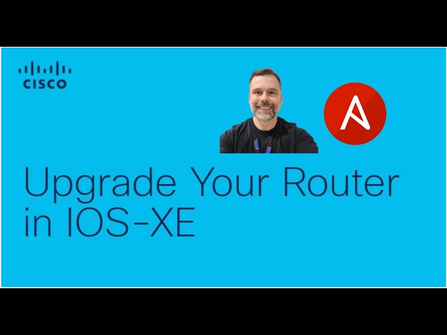 Automating Upgrading Cisco Router (firmware) as Code using the Ansible Automation Platform [DEMO]