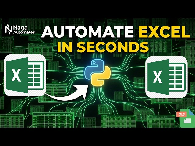 Automate Excel with Python in 3 Minutes (Pandas Tutorial)
