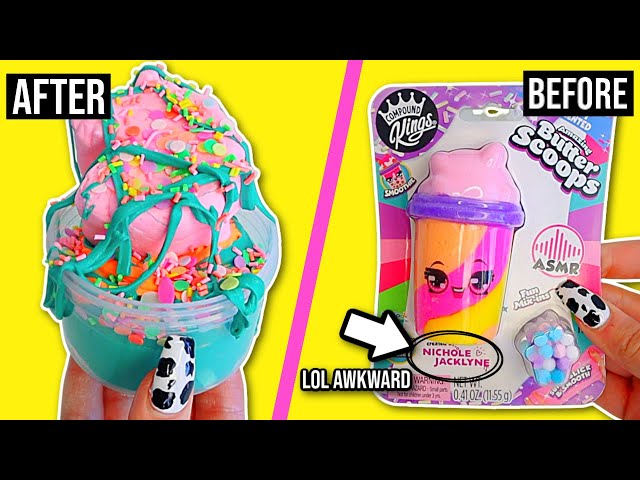 Extreme Slime Makeover of Nichole Jacklyne Store Bought Slime *awkward* Part 1