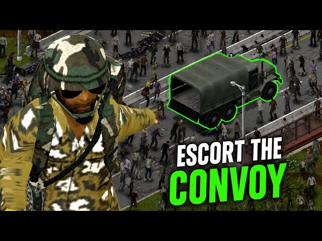 Can These Survivors Escort A MILITARY CONVOY Across Kentucky? | Project Zomboid