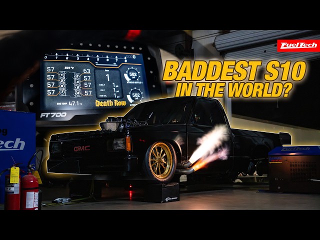 AJ Dean’s NITROUS S10 “Death Row” LIGHTS UP on our Hub Dyno | FuelTech FT700