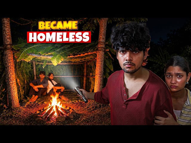 We Became Homeless… So We Built Our Own Shelter 😱