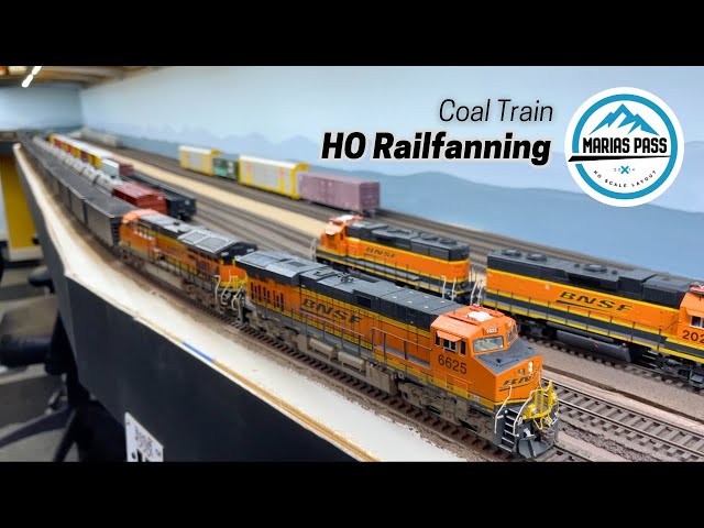 Layout Railfanning: Coal Trains on Marias Pass