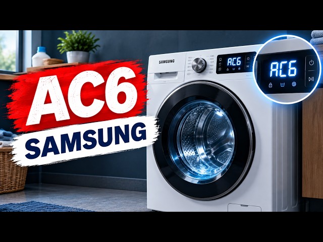 Samsung Washing Machine AC6 Error, Meaning and How to Fix It