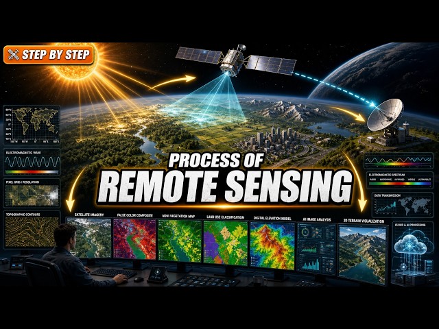 What is the Process of Remote Sensing?