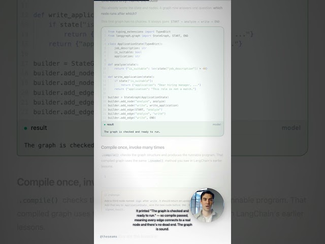 Your First LangGraph: Connect Two Nodes in a Fixed Order