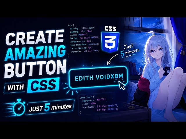 How to Create an AMAZING Glowing Button with CSS (Just 5 Mins!)