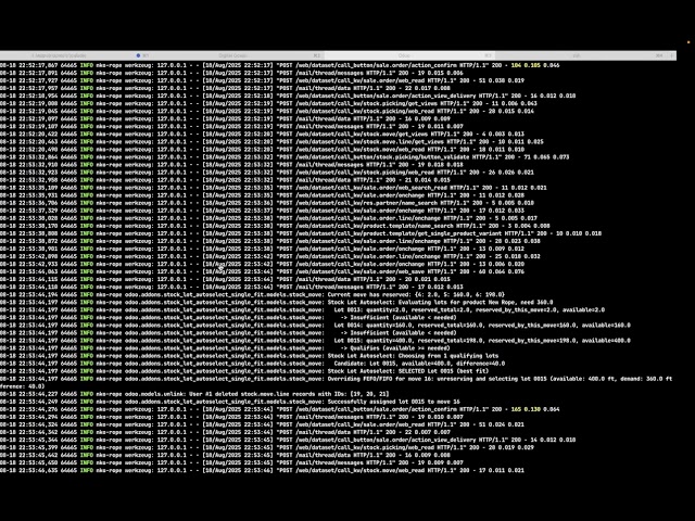 Odoo V18 - Cutting Stock Problem Solved