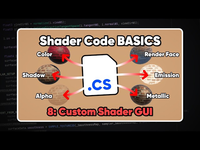 Custom Shader GUI | Unity Shader Code Basics 08