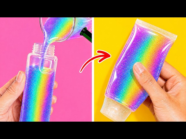 🌈 RAINBOW CRAFTS — RECREATING VIRAL PINTEREST IDEAS! 📱✨
