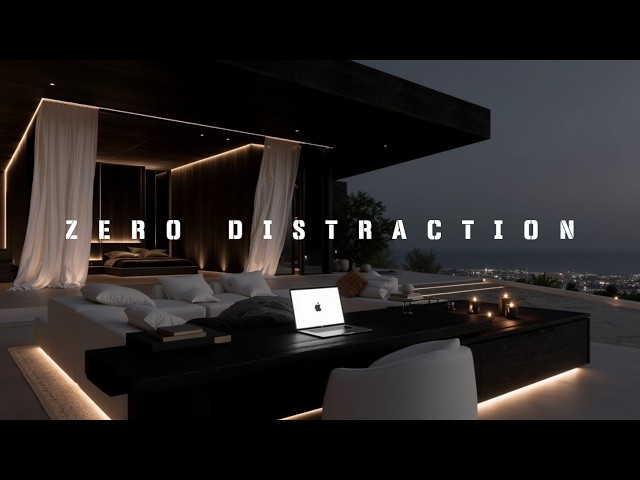 No Distraction Instrumental & Clean Background Music For Studying - Simple Piano Focus Soundscapes