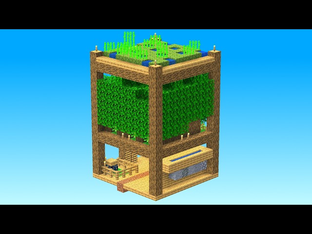 Let's Play Minecraft Skyblock Episode 3 (Java & Bedrock Server IP)