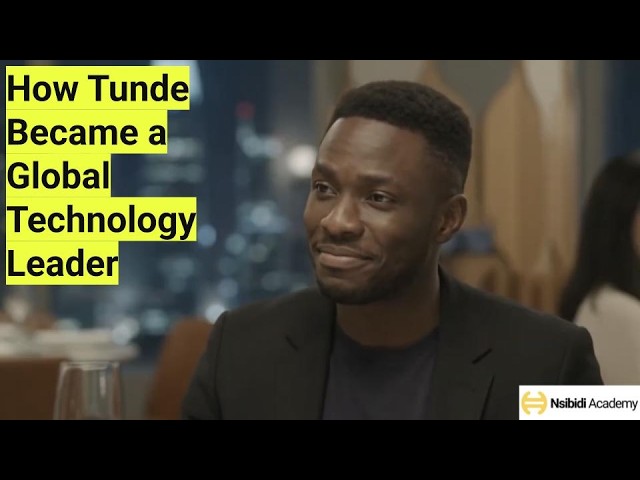 How Tunde Became a Global Technology Leader