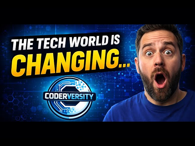 The Tech World Is Changing...And So Shall We | Coderversity Channel Rebranding