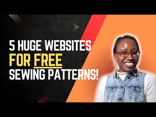 5 HUGE Websites for FREE Sewing Patterns