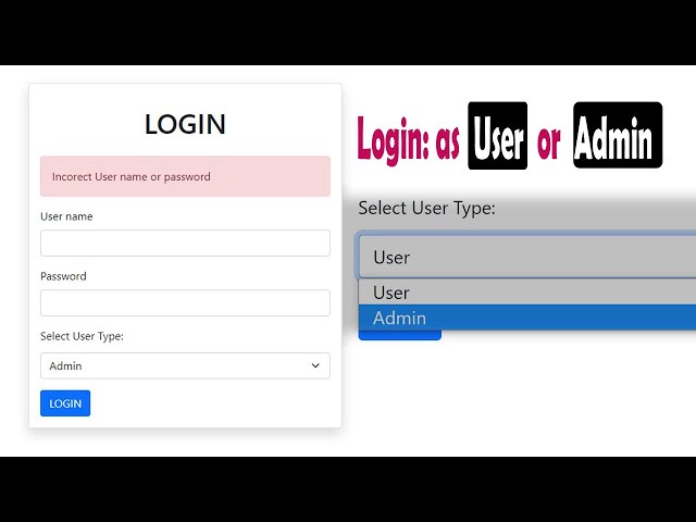 Multi User Role Based Login System Using Bootstrap 5, PHP & MySQL