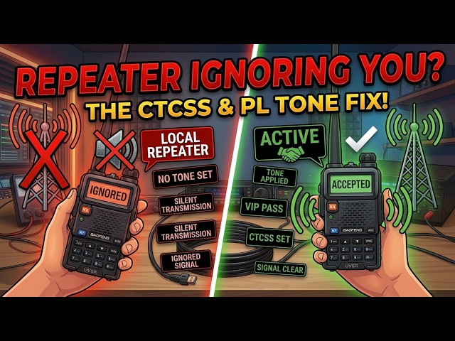 Why Repeaters Ignore You  CTCSS & PL Tones Explained!