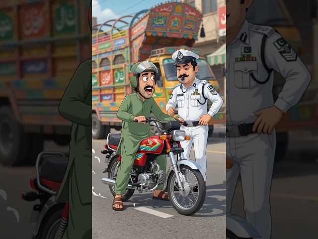 Traffic Challan be like in Pakistan | ٹریفک چالان  | @perfectwebsolutions
