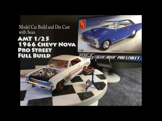 MCB032  AMT 1/25  1966 Chevy Nova Pro Street Full Build