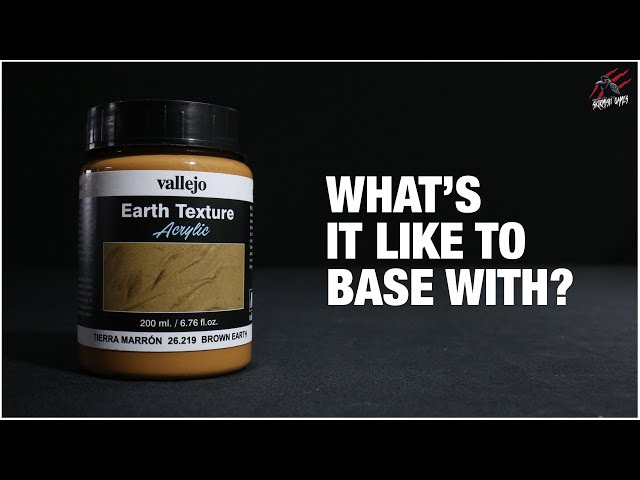 VALLEJO EARTH TEXTURE - What's It Like To Base With? Let's Find Out! With Examples & Mixing
