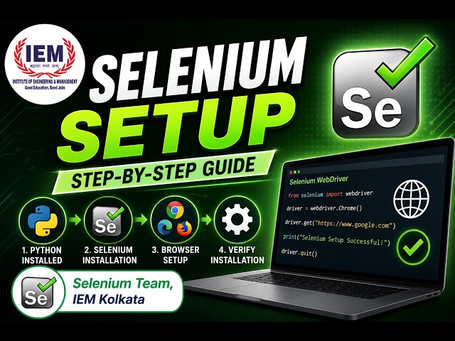 3. Selenium Setup