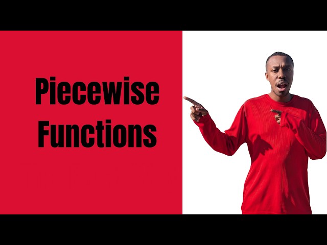 ACT Math Made Easy: How to Solve Piecewise Functions