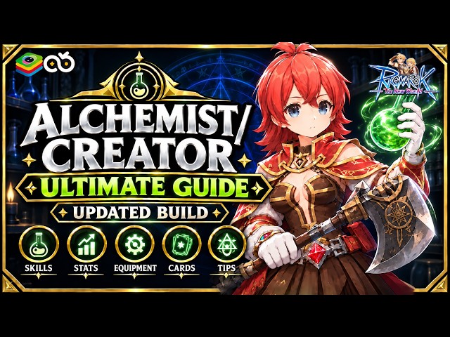 Ragnarok: The New World - Alchemist/Creator Ultimate Guide | Throw type Acid Demo!
