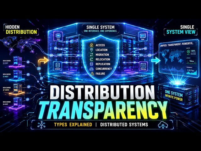 Distribution Transparency in Distributed Systems Explained | Types of Transparency Easy Guide