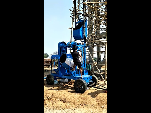 Lift machine one bag capacity concert mixer with lift up-to 100feet
